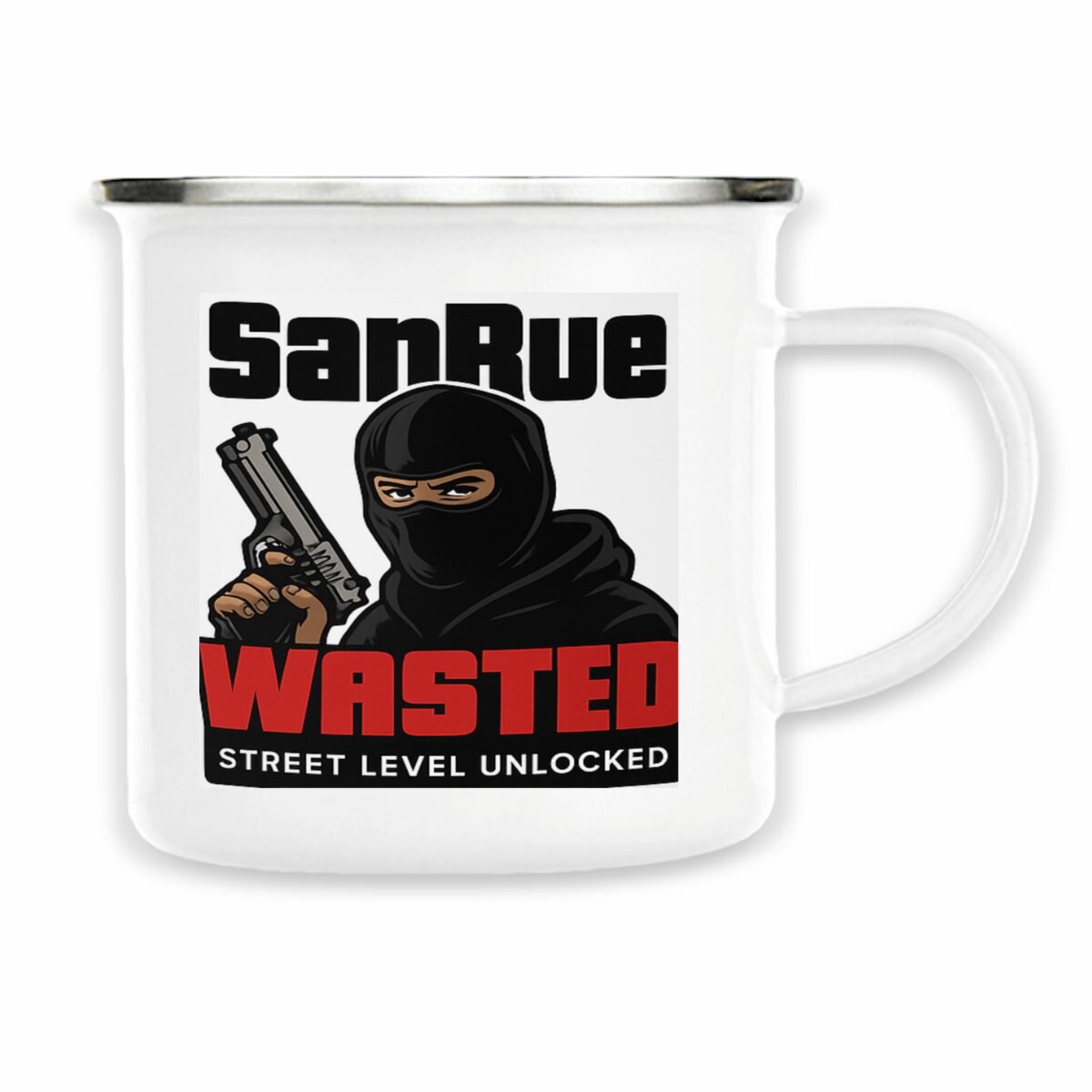 Mug Métal SanRue – WASTED Edition