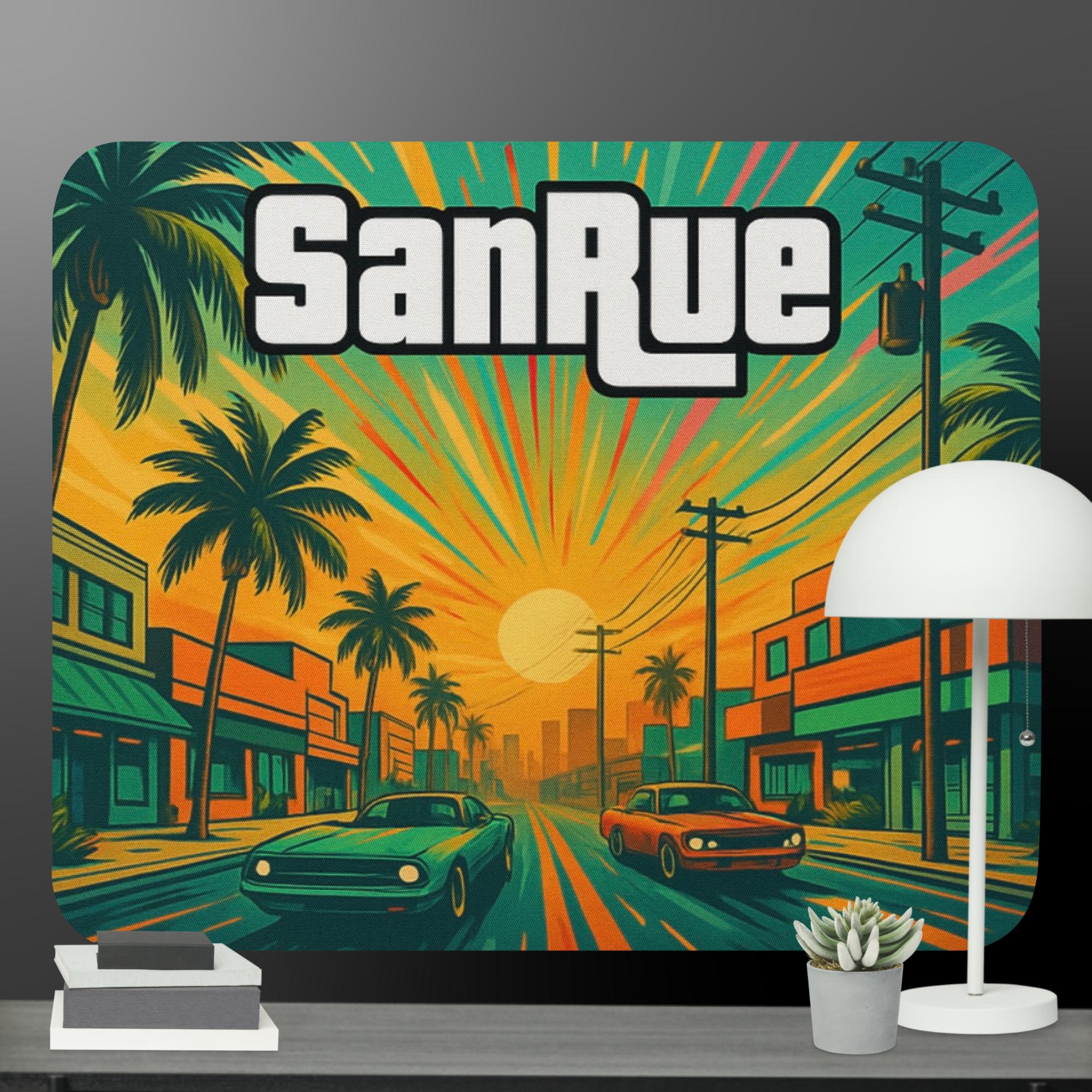Tapis de souris SanRue – Sunset Drive Edition