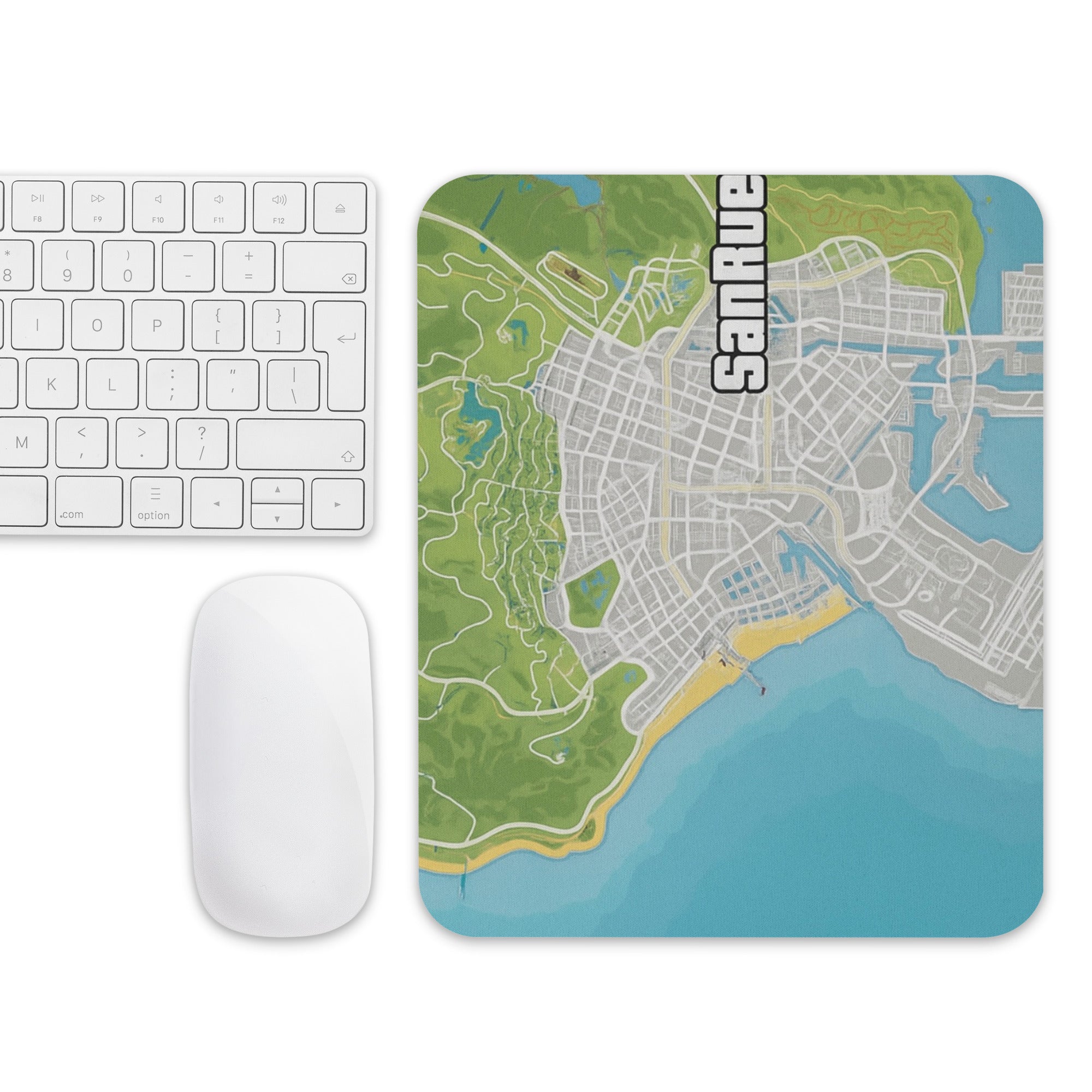 Tapis de souris SanRue – Los Street Map Edition